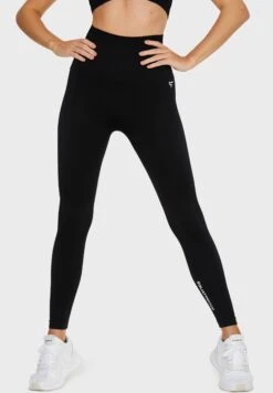 DYNAMIC HIGH WAISTED - Legginsy - Black