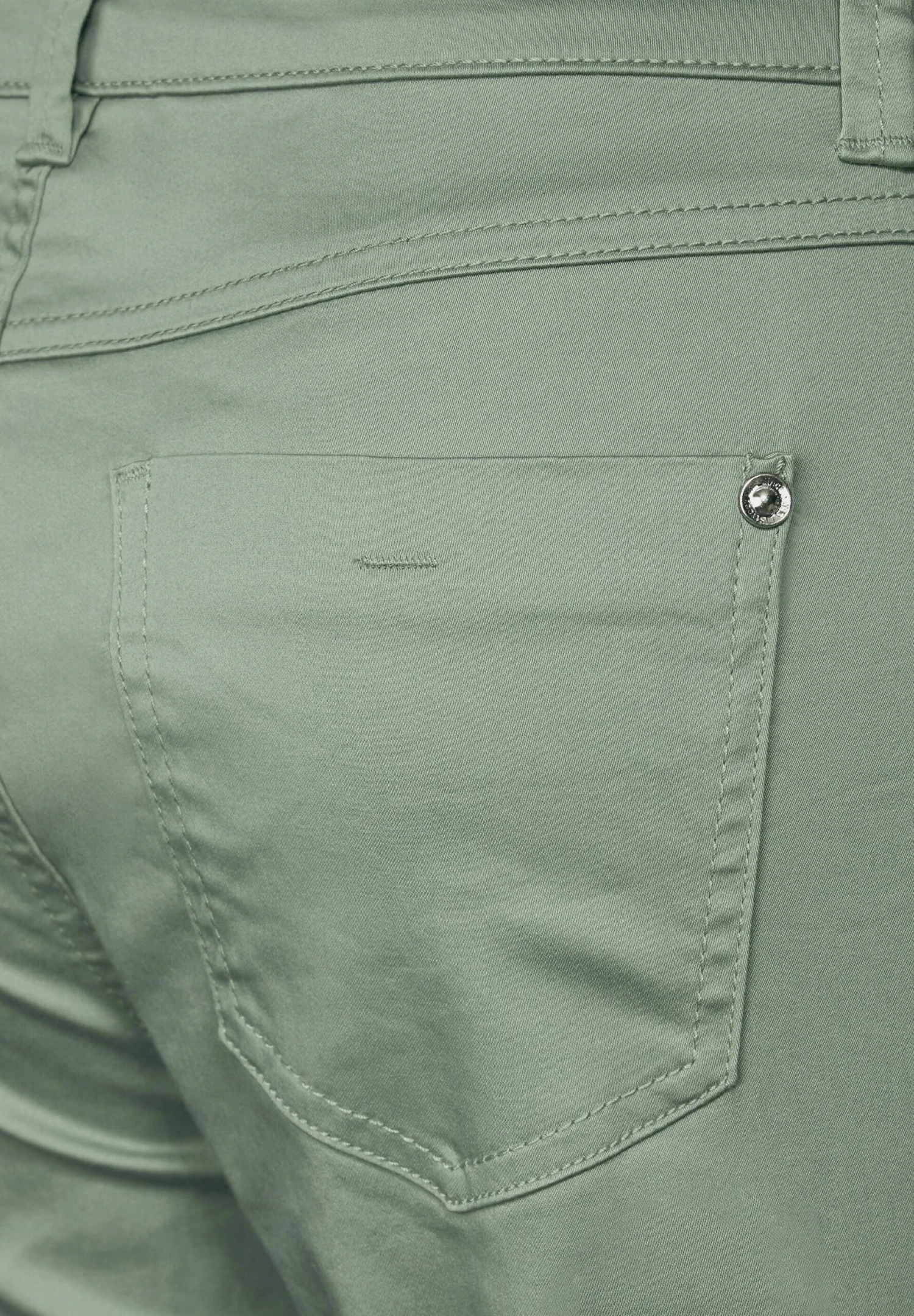 STREET ONE CASUAL FIT - Spodnie Materiałowe - Light Soft Olive - obrazek 6