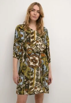 Cream CRMELODY SHORT - MOLLIE FIT - Sukienka Letnia - Sea Turtle Patchwork Paisly