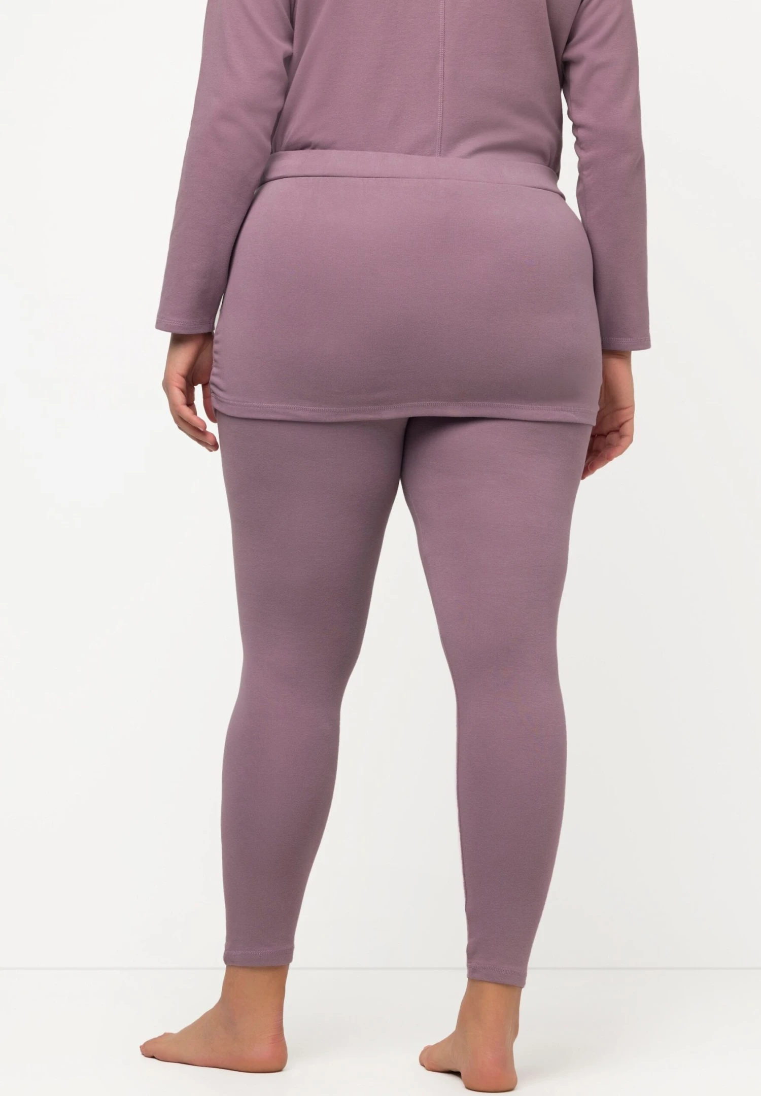 Ulla Popken Legginsy - Lilas Gris - obrazek 3