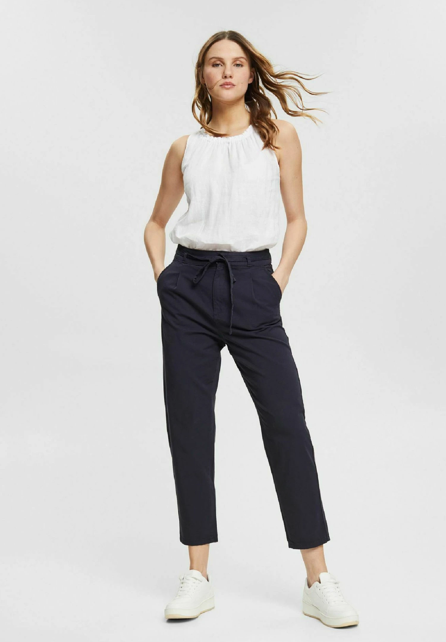 Edc By Esprit Bluzka - White - obrazek 2