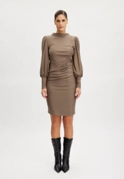 Gestuz RIFAGZ PUFF - Sukienka Etui - Earth