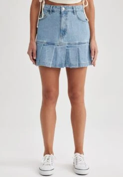 DeFacto FASHION FIT - Spódnica Trapezowa - Blue