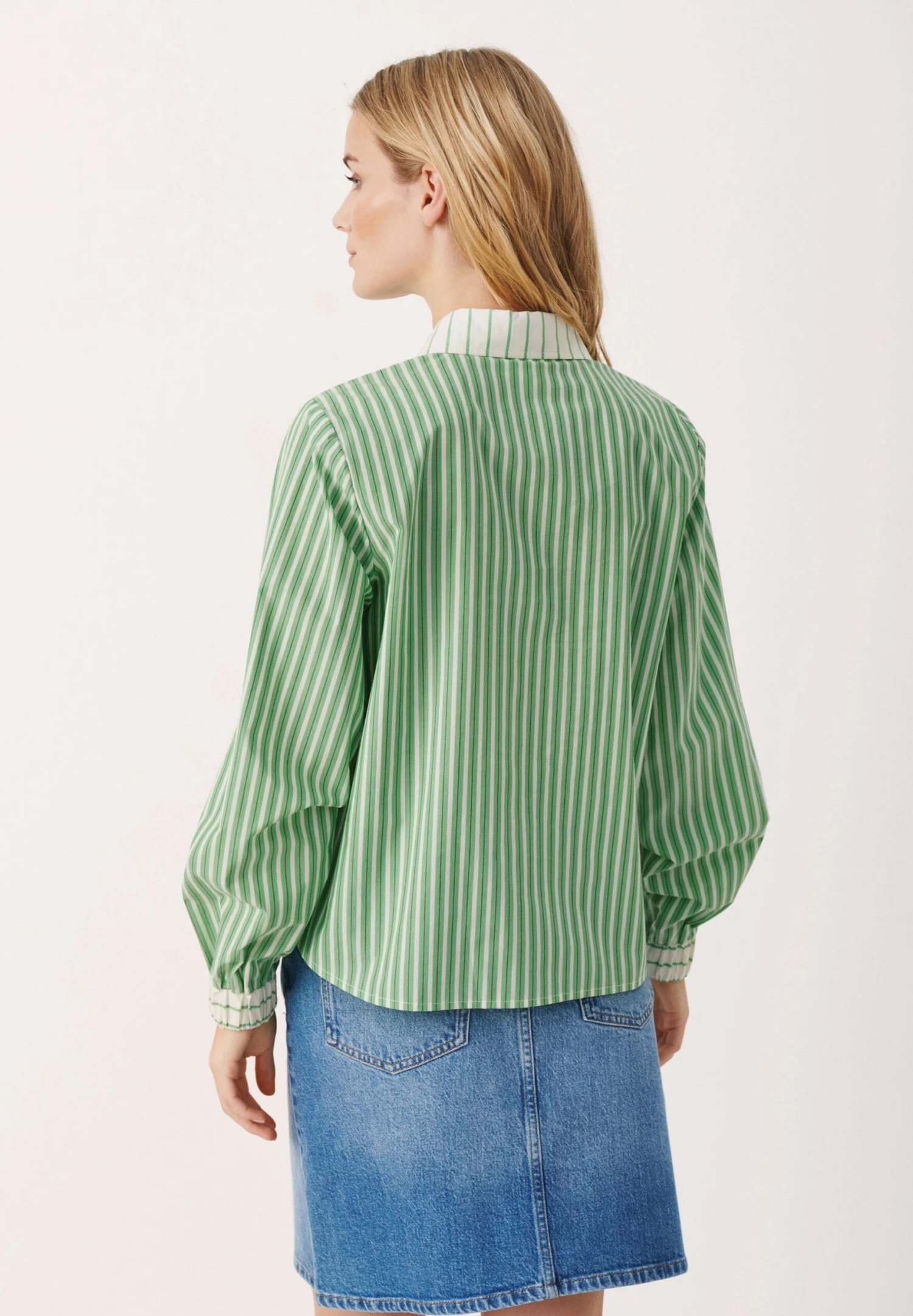 Part Two SADAPW SH - Bluzka - Greenbriar Stripe Mix - obrazek 3