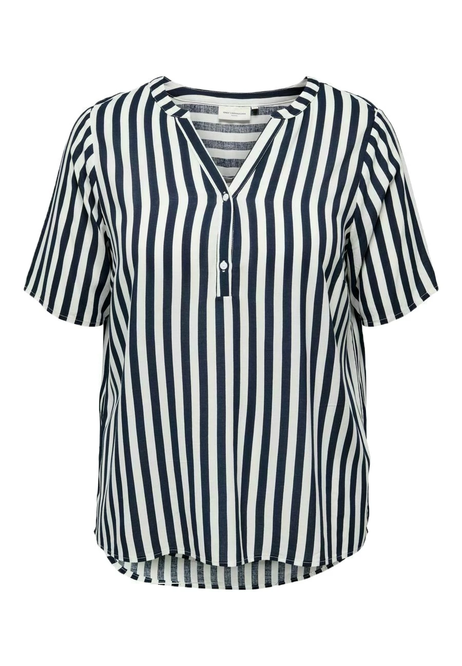 ONLY CARMAKOMA CURVY - Bluzka - Cloud Dancer