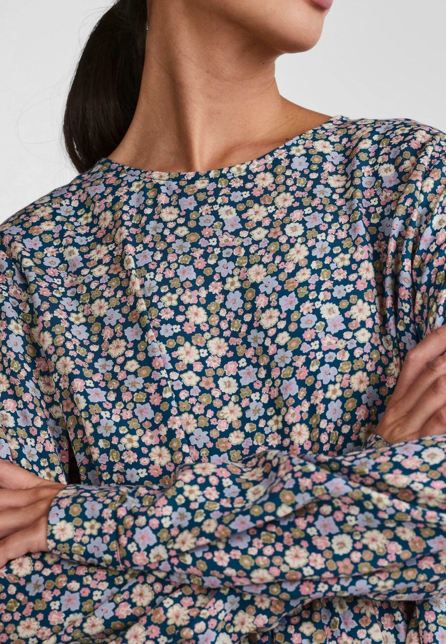 Pieces Bluzka - Deep Lagoon - obrazek 4