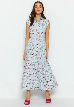 Trendyol Długa Sukienka - Blue