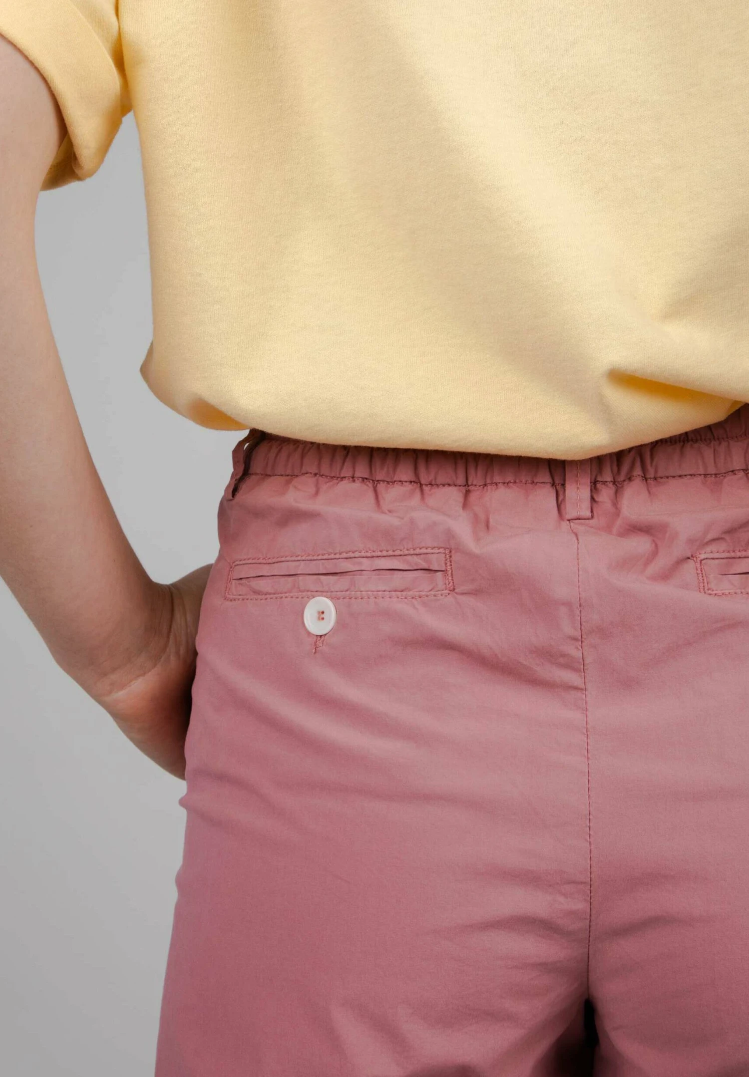 Brava Fabrics ELASTIC PLEATED - Chinosy - Pink - obrazek 4