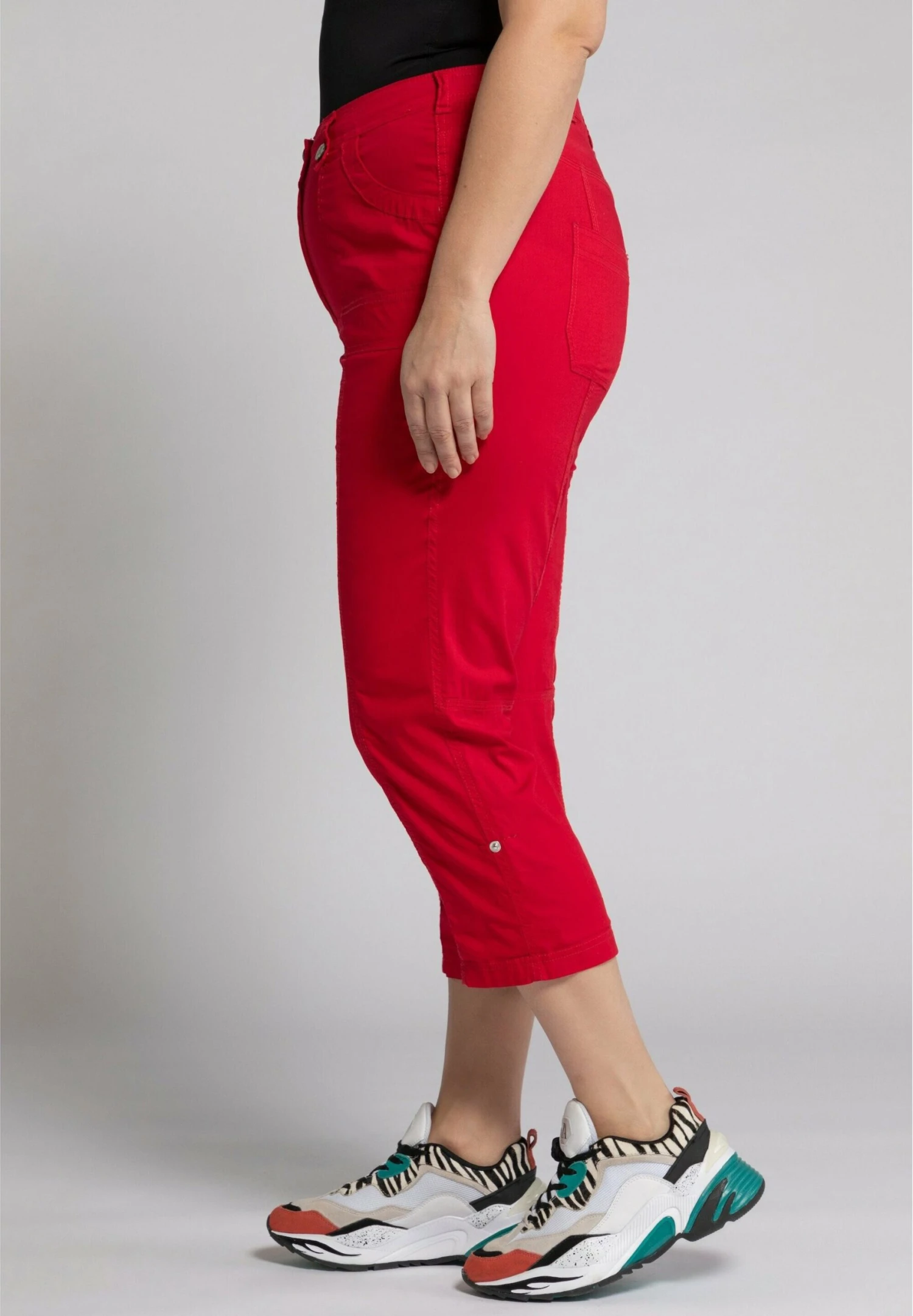 Ulla Popken Spodnie Materiałowe - Rot - obrazek 4