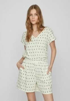 Vila MIT V-AUSSCHNITT FLÜGELÄRMEL - Bluzka - Birch