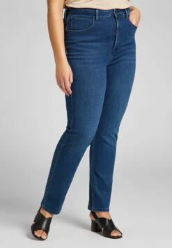 Jeansy Straight Leg - Blue Denim