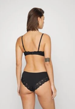 Skiny DAMEN GEPADDET - Biustonosz Z Tr贸jk膮tn膮 Miseczk膮 - Black