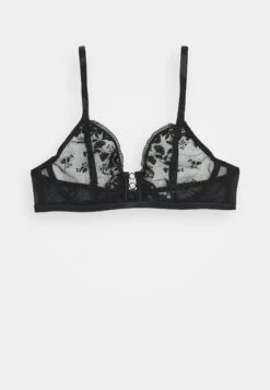 Simone Perele ORPHEE - Biustonosz Z Tr贸jk膮tn膮 Miseczk膮 - Black