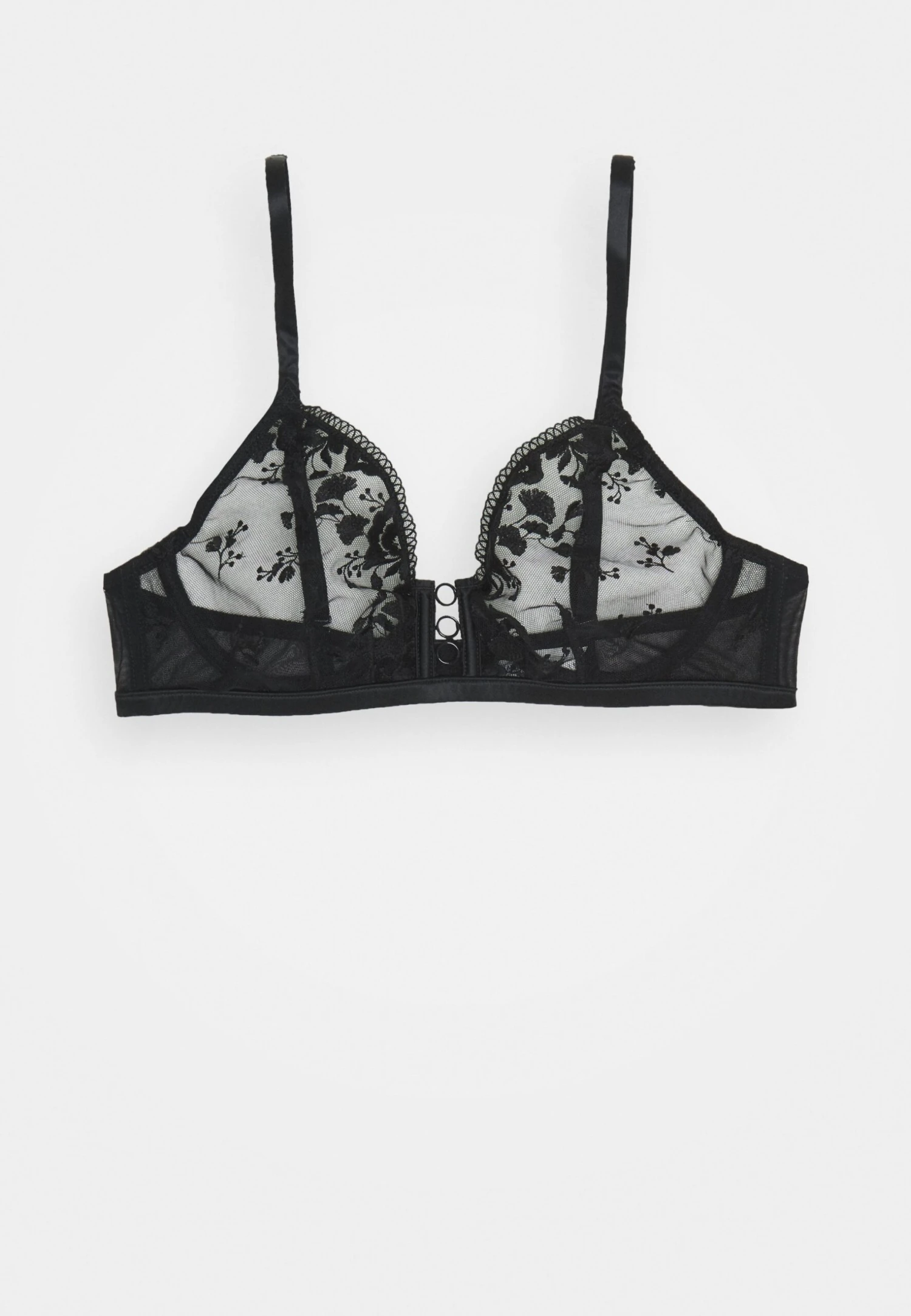 Simone Perele ORPHEE - Biustonosz Z Trójkątną Miseczką - Black