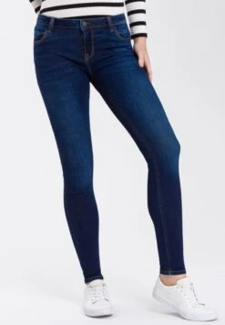 PAGE - Jeansy Skinny Fit - Dark Blue