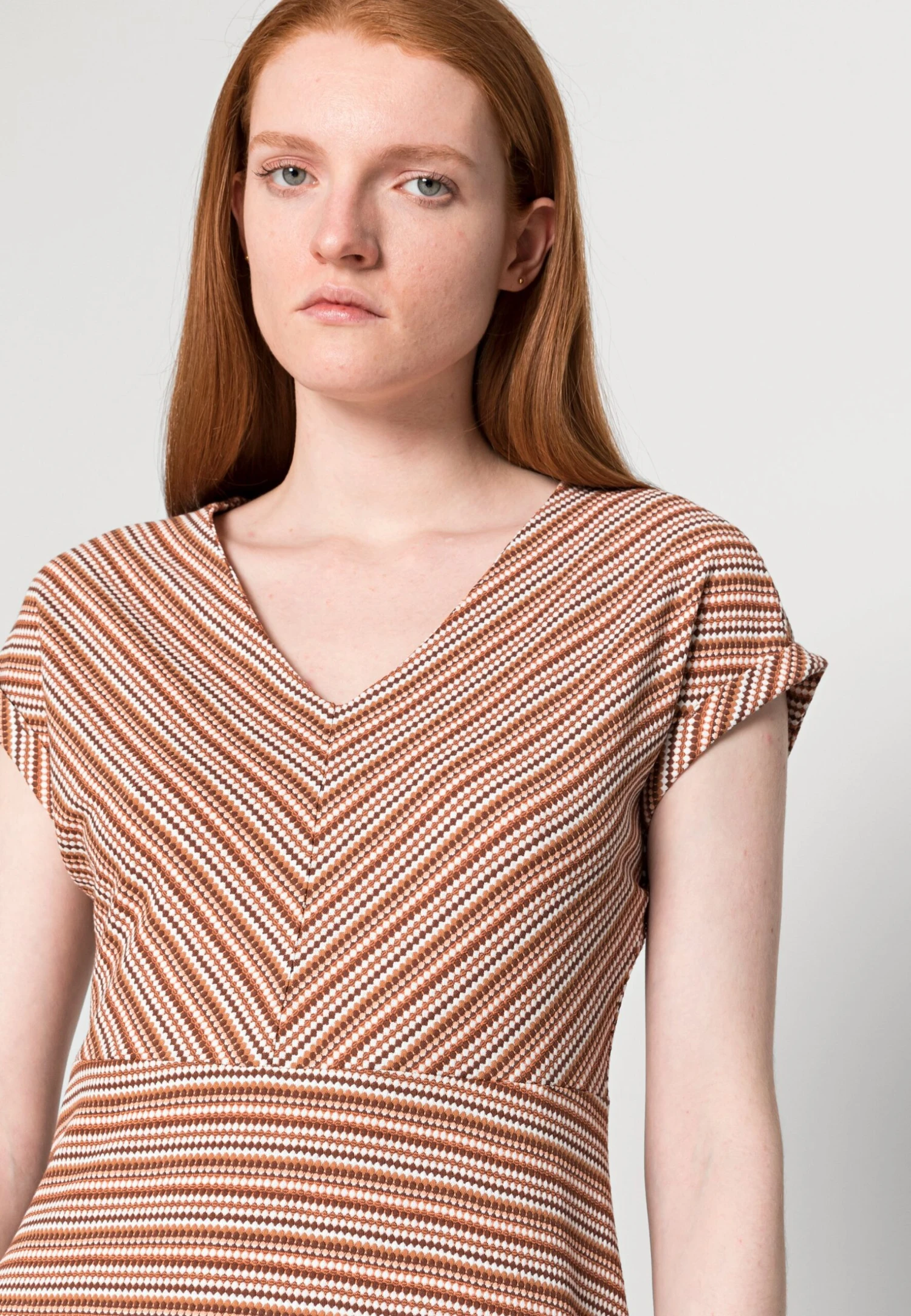 Tom Tailor COLORFUL DRESS - Sukienka Letnia - Orange Structure - obrazek 5