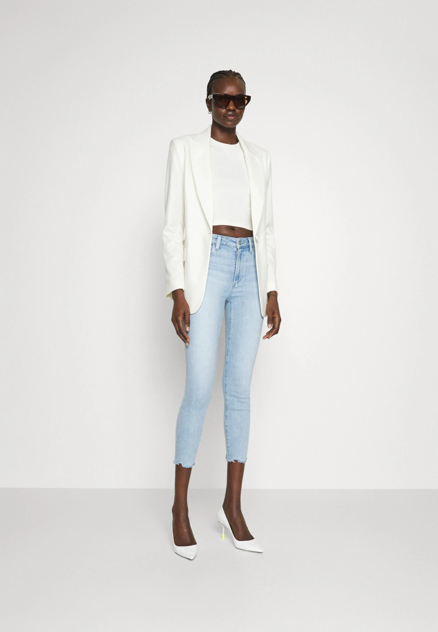 Paige HOXTON CROP - Jeansy Skinny Fit - Shooting Star - obrazek 2