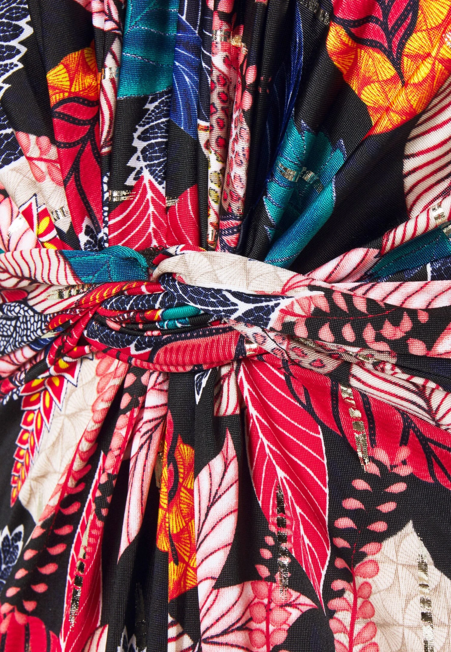 MORGAN REY - Sukienka Z Dżerseju - Multico - obrazek 3