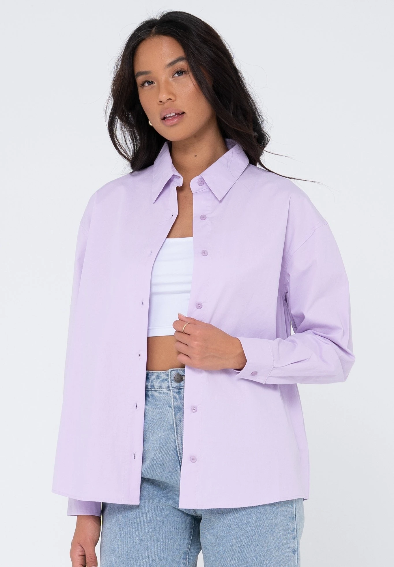Rusty POPSICLE LONG SLEEVE - Koszula - Lavender - obrazek 6