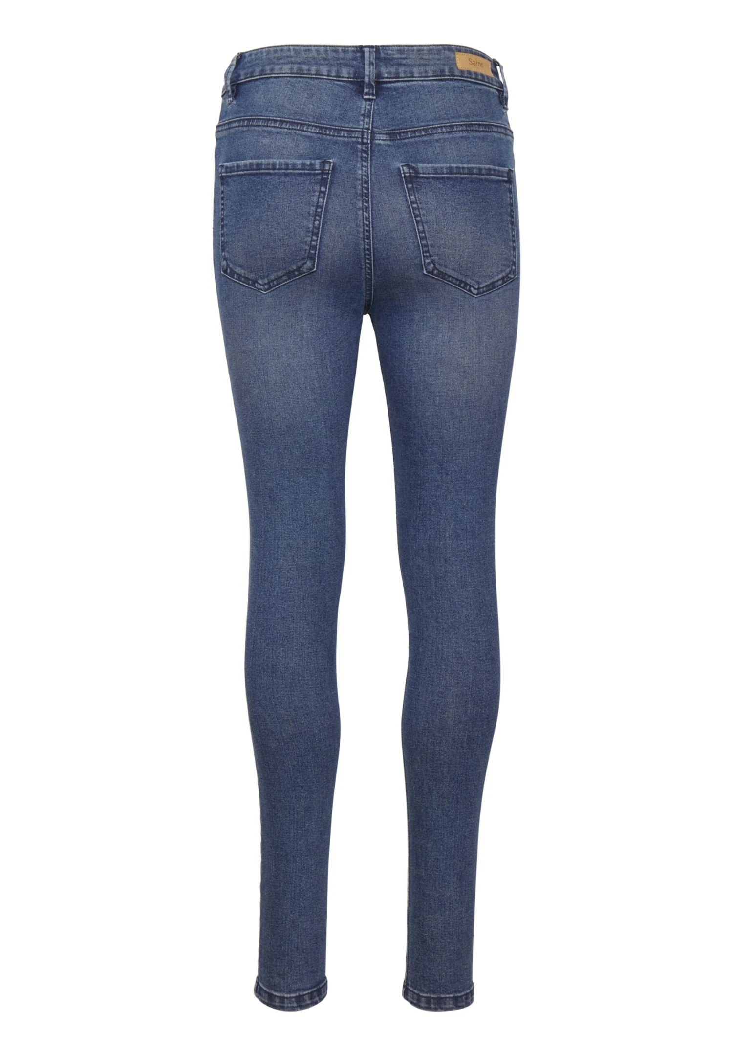 Saint Tropez TINNASZ - Jeansy Skinny Fit - Med.blue - obrazek 7