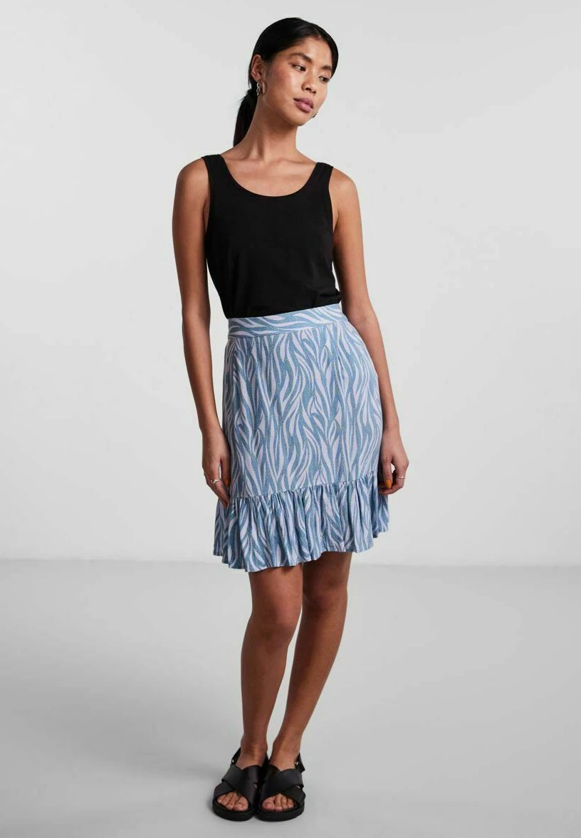 Pieces PCNYA HW BF - Spódnica Mini - Kentucky Blue - obrazek 2