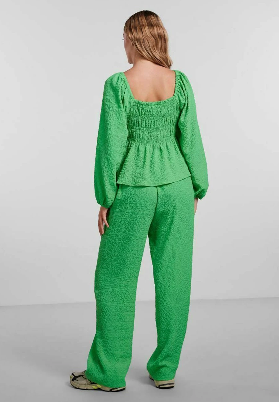 Pieces GESMOKTES - Bluzka - Irish Green - obrazek 3