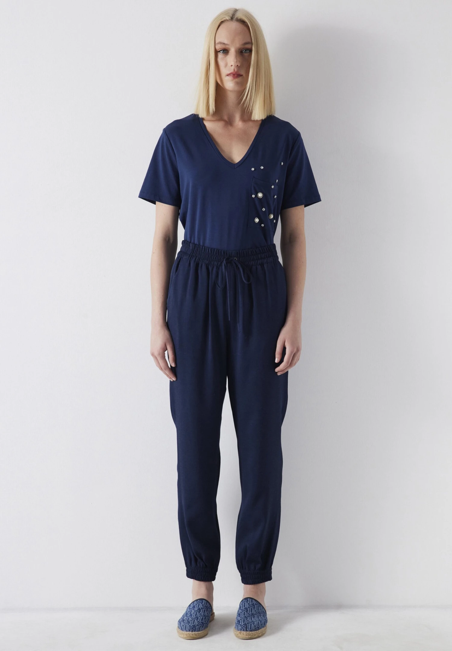 Ipekyol JOGGER - Spodnie Treningowe - Navy