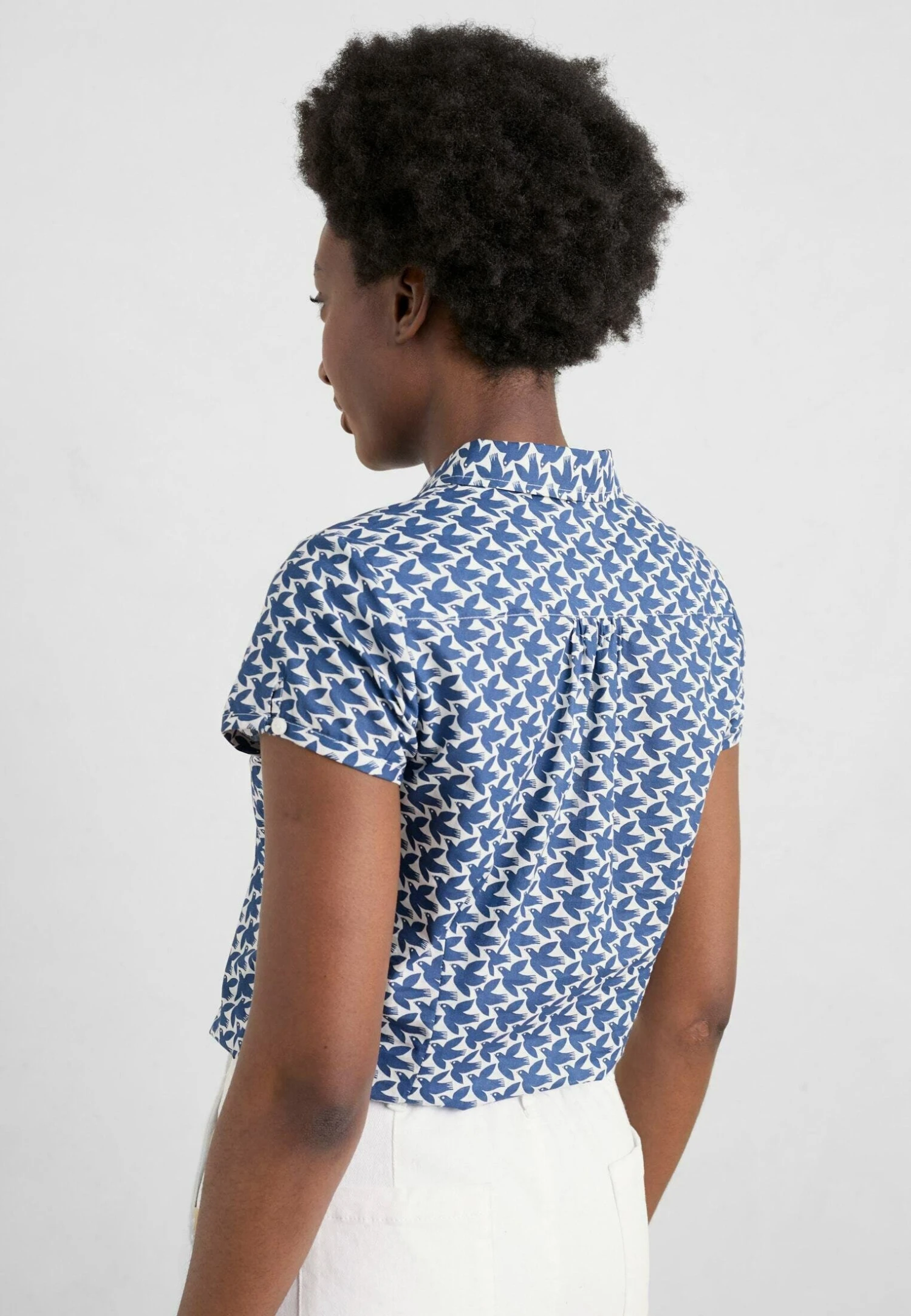 RUSHMAKER - Koszula - Retro Birds Marine - obrazek 3