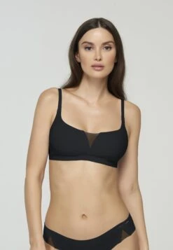 SECOND - Biustonosz Bezszwowy - Black Bk