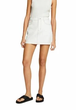 ESPRIT Spódnica Trapezowa - White