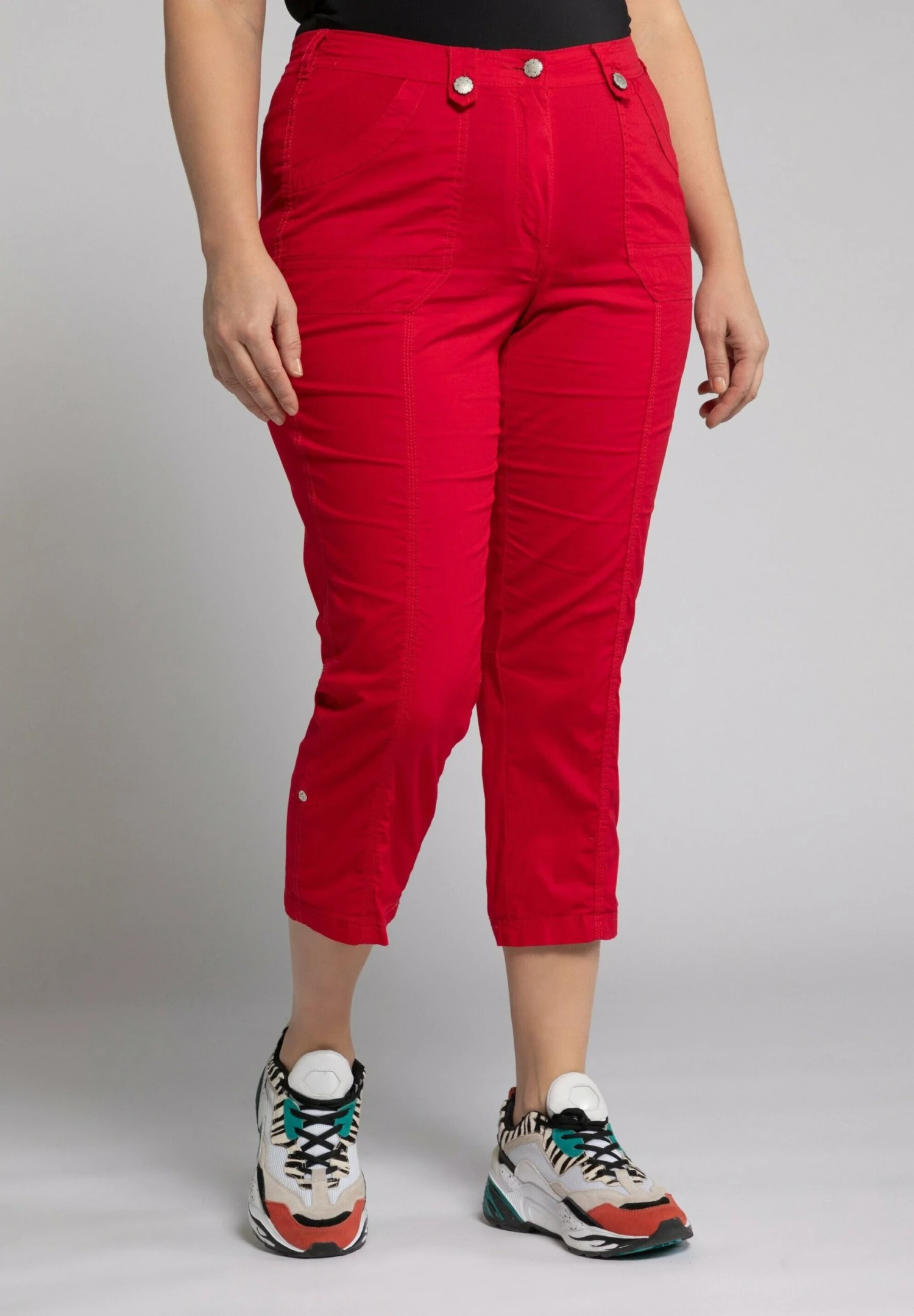 Ulla Popken Spodnie Materiałowe - Rot