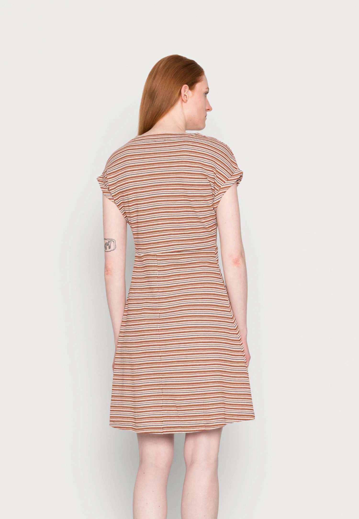 Tom Tailor COLORFUL DRESS - Sukienka Letnia - Orange Structure - obrazek 3