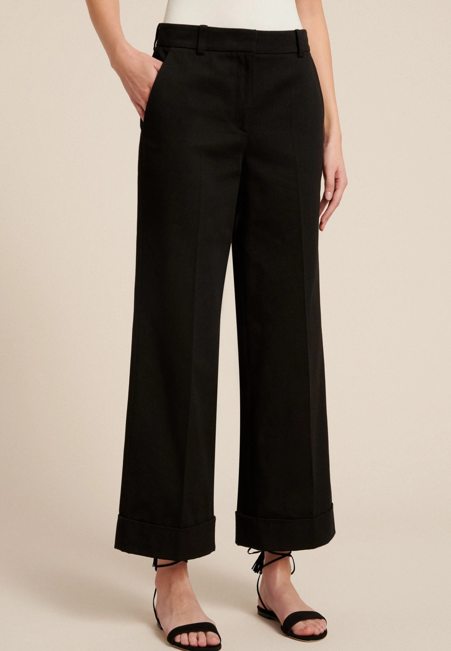 LUISA SPAGNOLI ATTRAZIONE - Spodnie Materiałowe - Nero