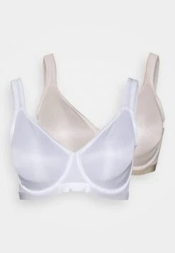 Marks & Spencer SMOOTHING 2 PACK - Biustonosz Bezszwowy - White Mix