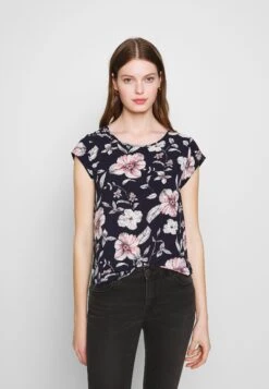 ONLY ONLVIC SS AOP NOOS PTM - Bluzka - Night Sky