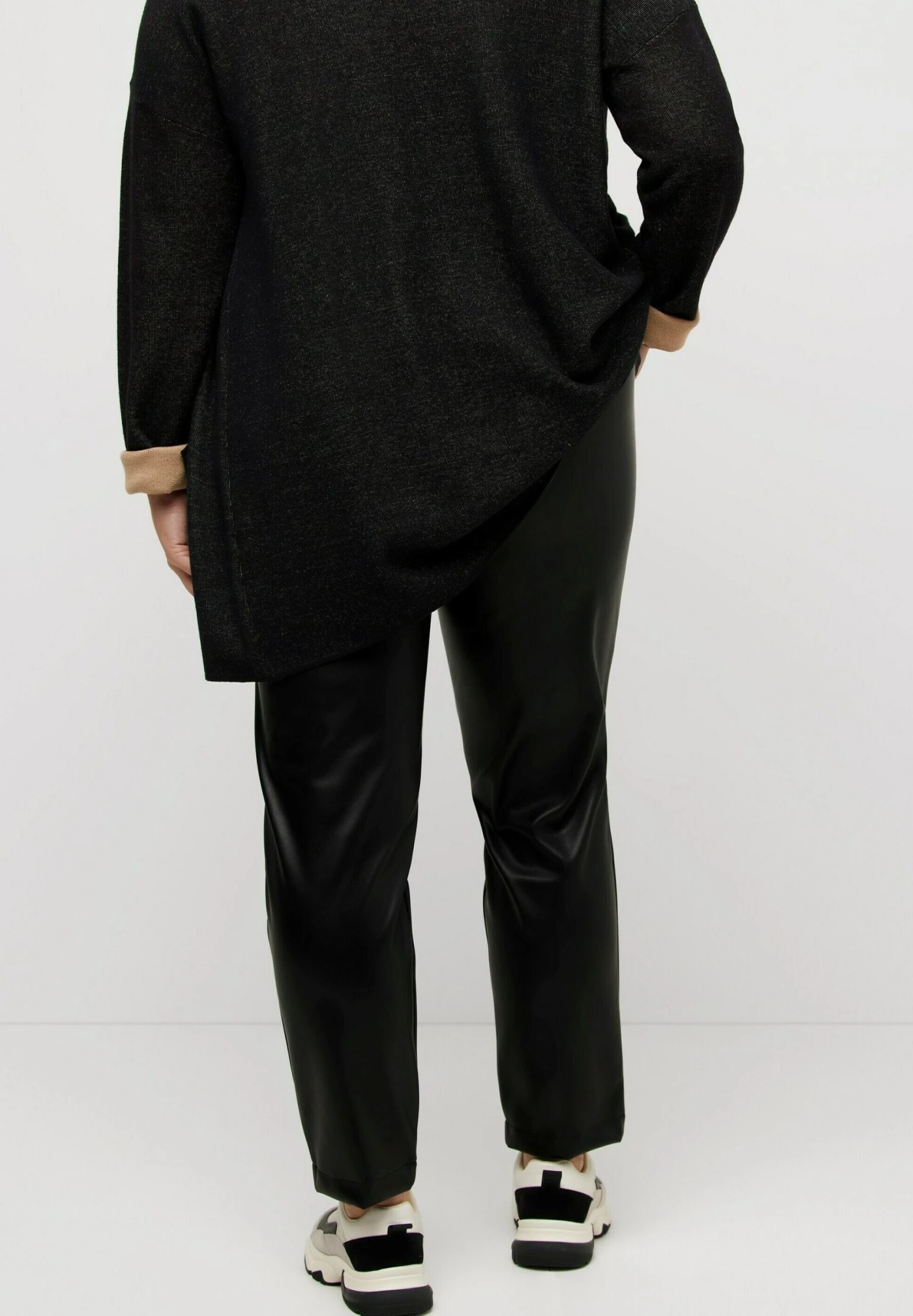 Ulla Popken Spodnie Materiałowe - Noir - obrazek 3