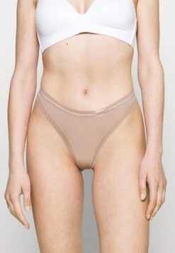 CALVIN KLEIN UNDERWEAR THONG - Stringi - Honey Almond