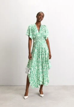 Maje RACHELIQUA - D艂uga Sukienka - Light Green