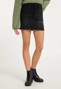 Spódnica Jeansowa - Schwarz