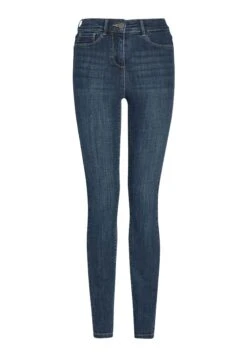 Next POWER STRETCH - Jeansy Skinny Fit - Dark Blue