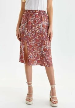 REGULARNA - Spódnica Trapezowa - Różowy