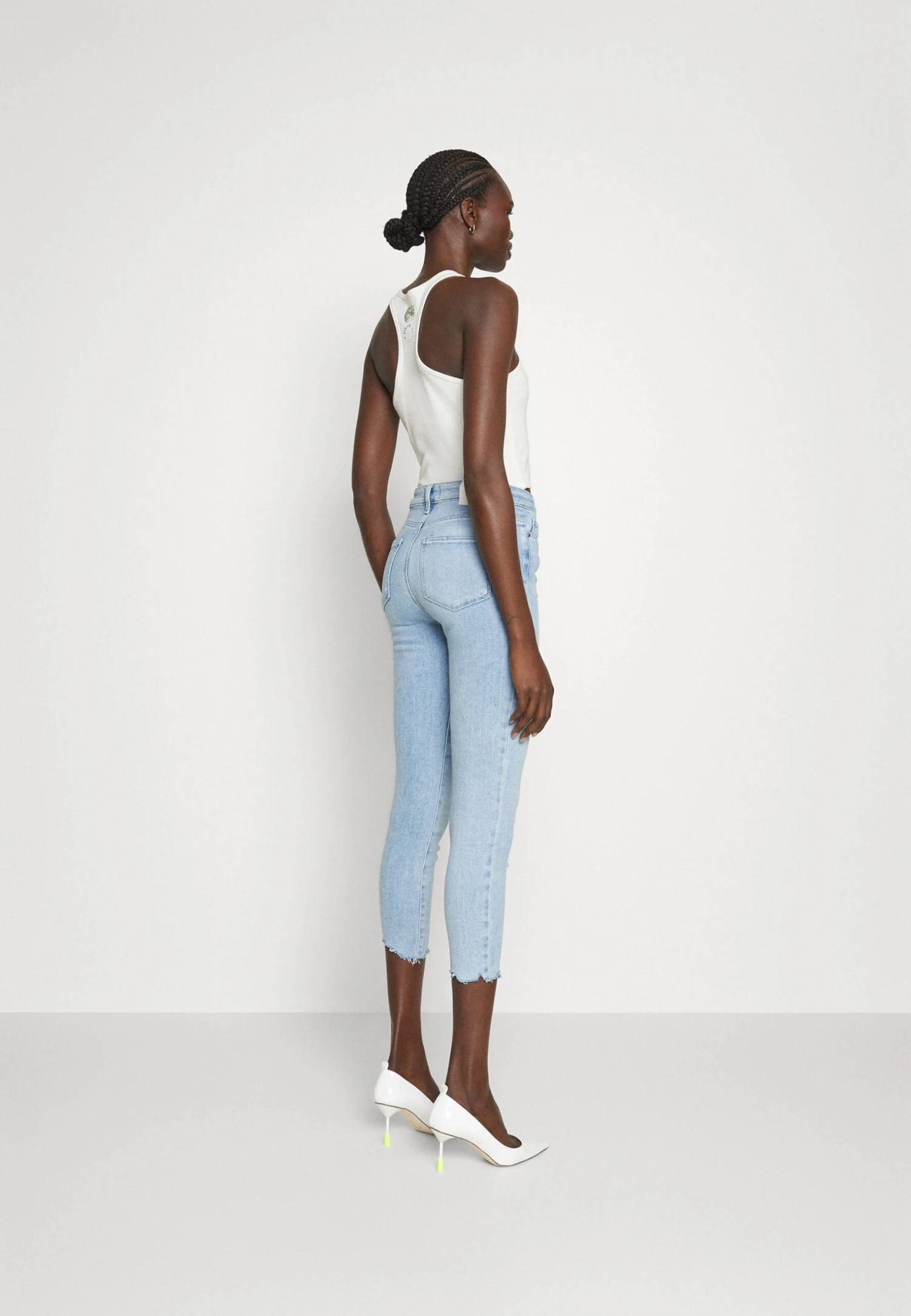 Paige HOXTON CROP - Jeansy Skinny Fit - Shooting Star - obrazek 3
