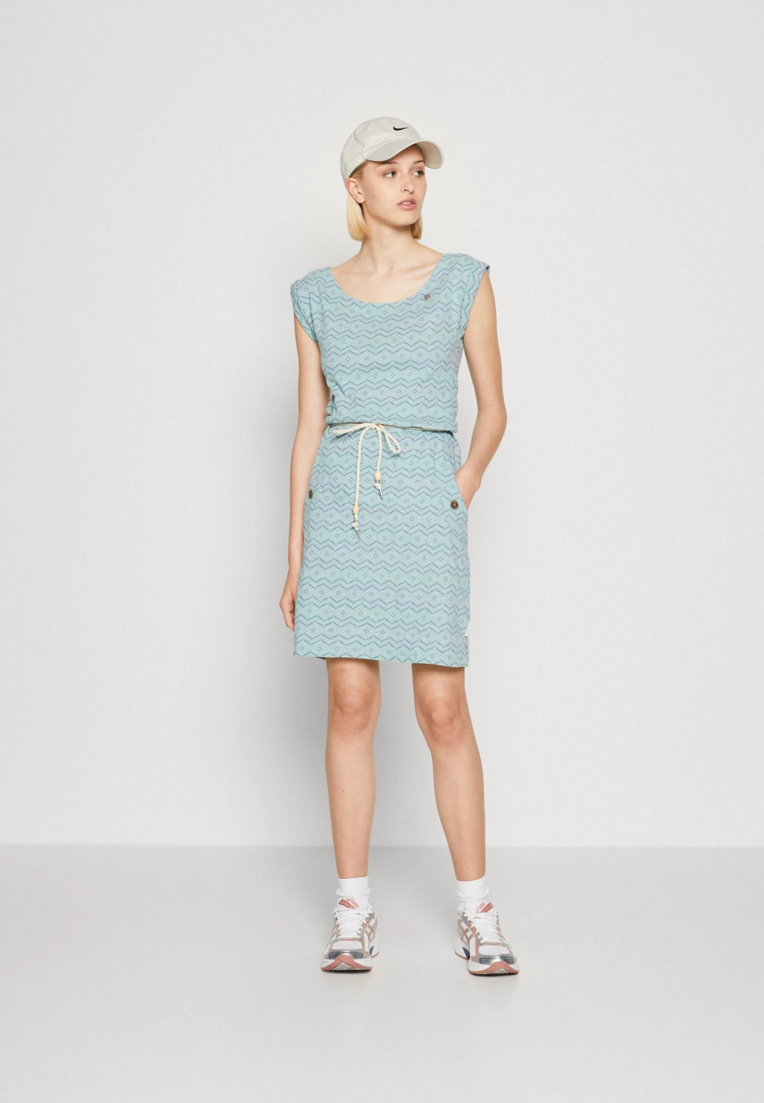 Ragwear TAGG ZIG ZAG - Sukienka Z Dżerseju - Aqua - obrazek 2