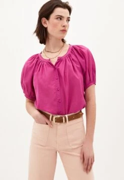 Hoss Intropia LANTERN SLEEVE - Bluzka - Pink