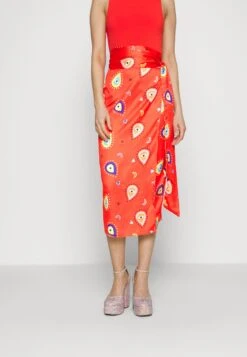 Spódnica Ołówkowa - Red