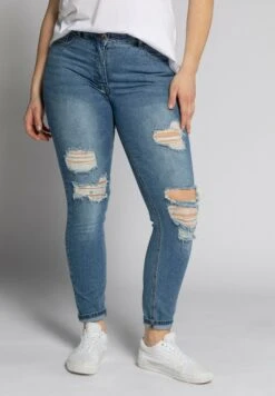 Jeansy Skinny Fit - Blue Denim