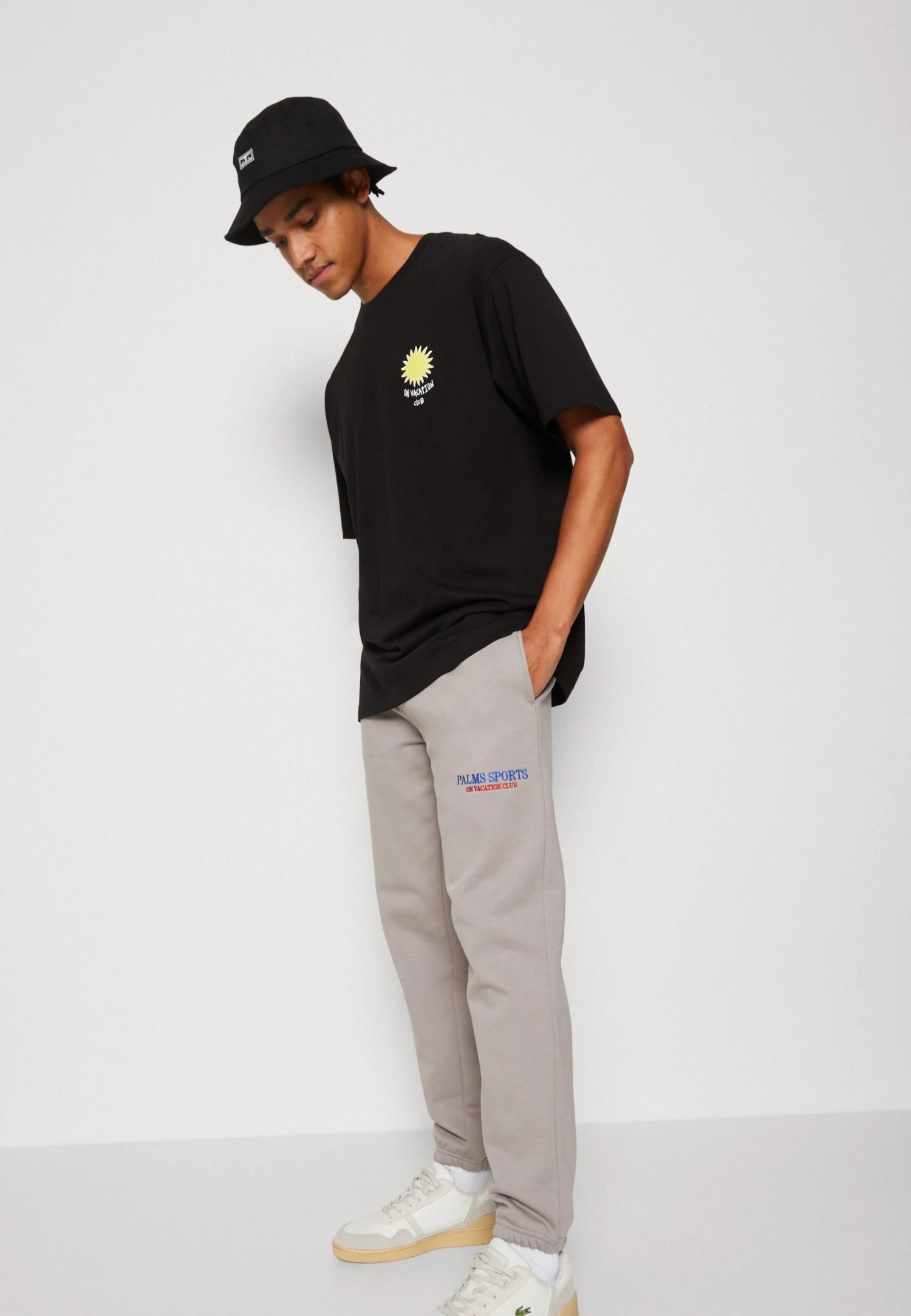 PALMS SPORTS PANTS UNISEX - Spodnie Treningowe - Nude - obrazek 4