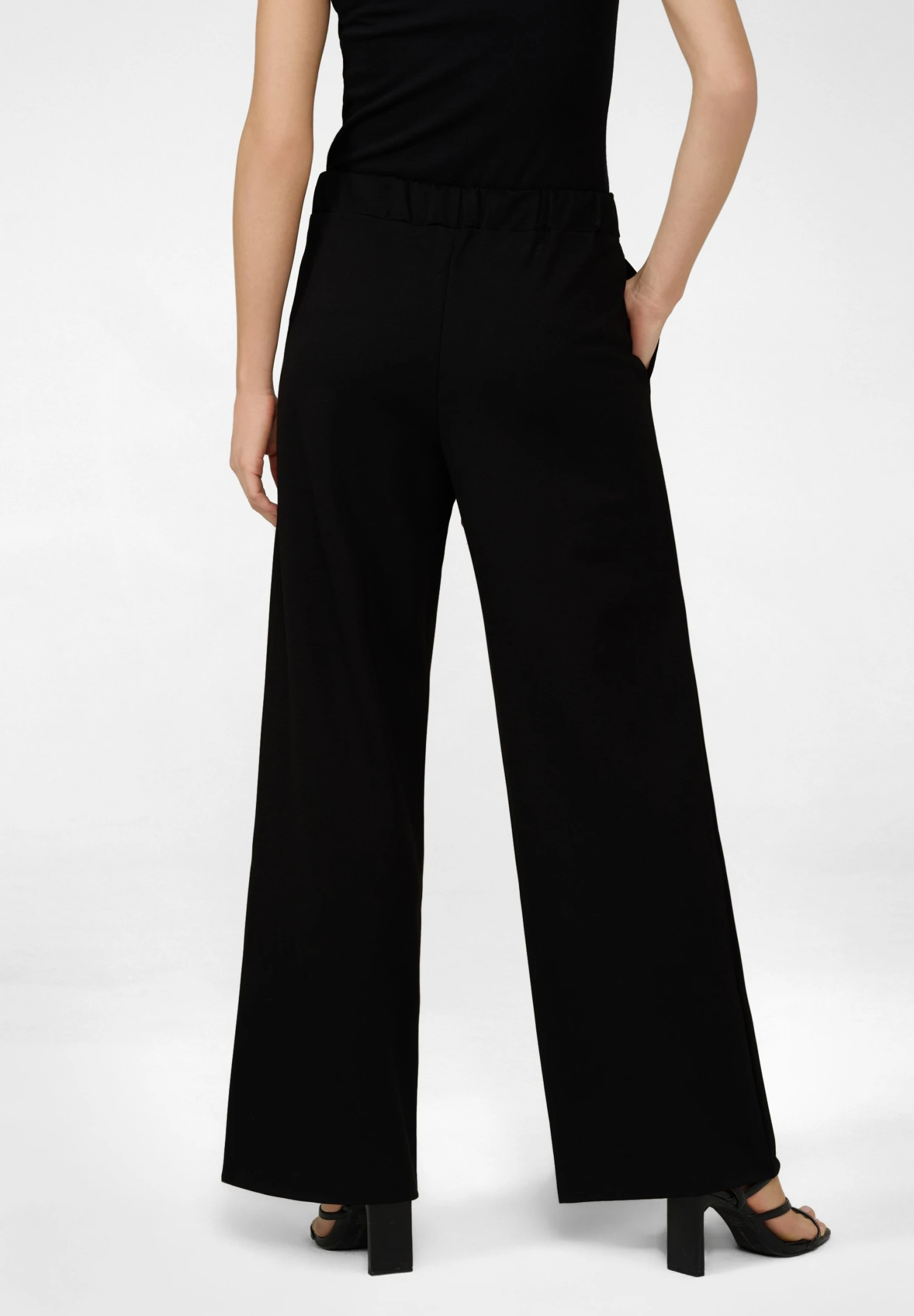 FRANCESCA - Spodnie Materiałowe - Schwarz - obrazek 5