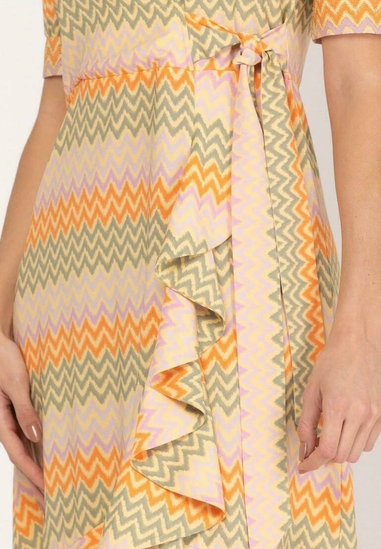 MIDI CRUZADO - Sukienka Letnia - Beige - obrazek 5