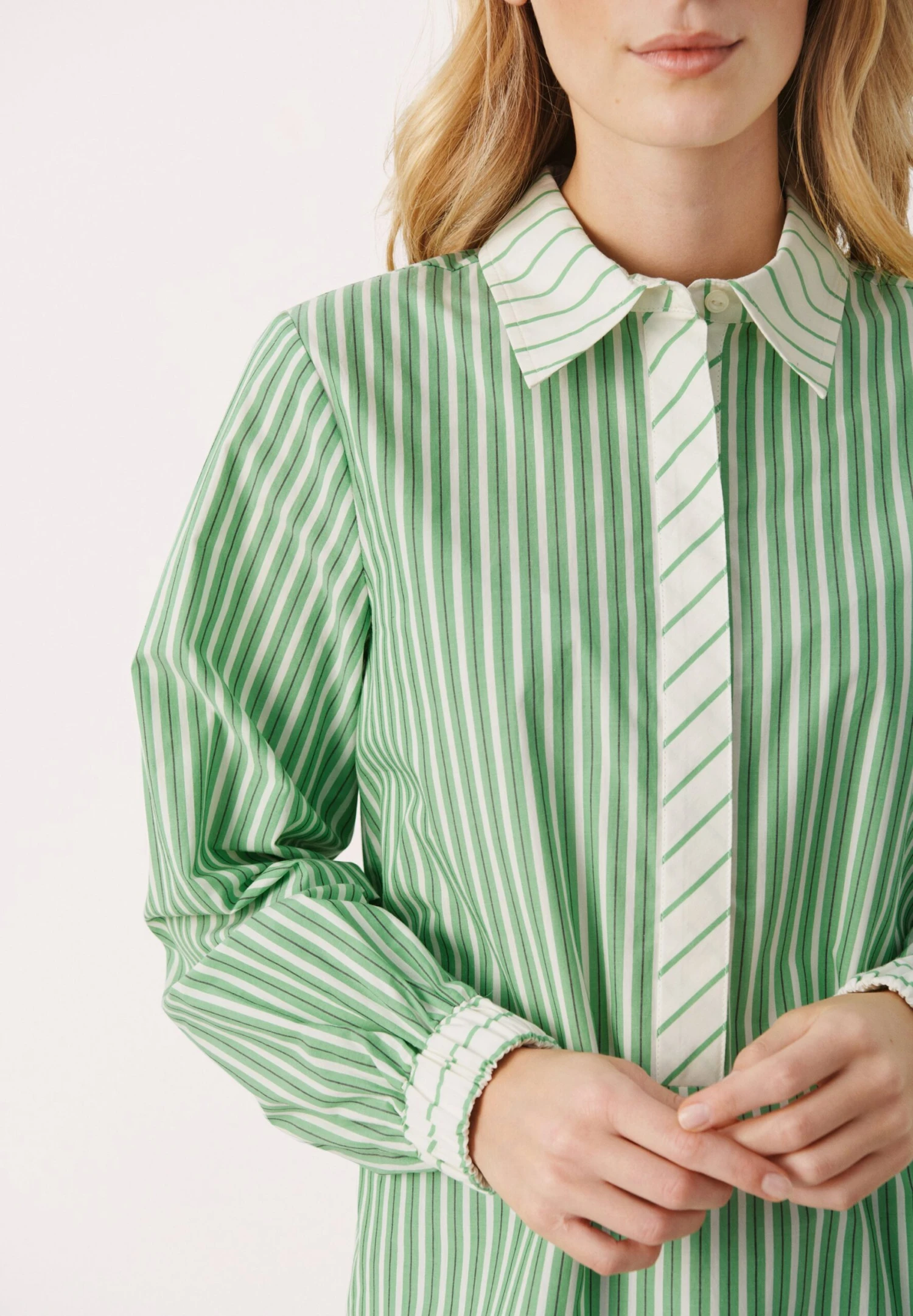 Part Two SADAPW SH - Bluzka - Greenbriar Stripe Mix - obrazek 4